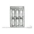 thumbnail image 1 of Scott Drake KIT-ELC-6 Taillight Bezel Kit, 1 of 1