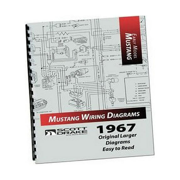 Scott Drake MP-3-P 1967 Pro Wiring Diagram Manual Large Format
