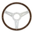thumbnail image 1 of Scott Drake S1MS-3600-WG Cobra Style Wood & Aluminum 15" 9 Hole Steering Wheel, 1 of 7
