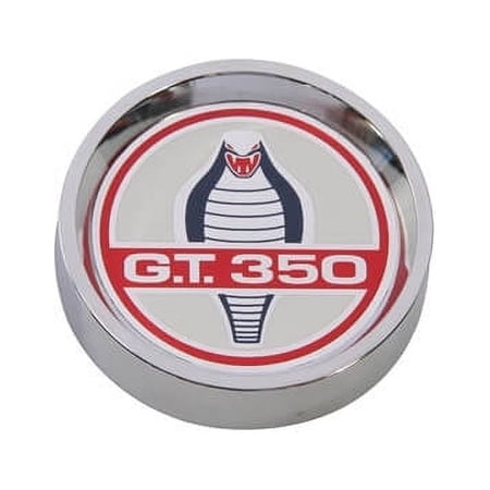 Scott Drake S2MS-1130-B Styled Steel Wheel Hub Cap with GT350 Logo