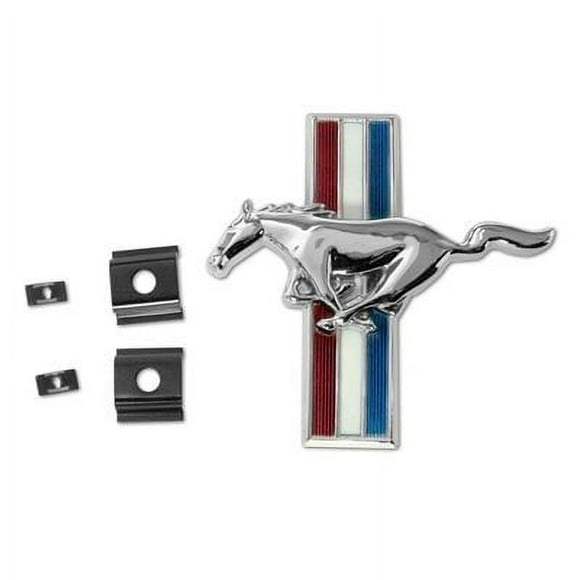 Scott Drake S2MS-8202-K 1966 Shelby Grille Emblem And Retainers