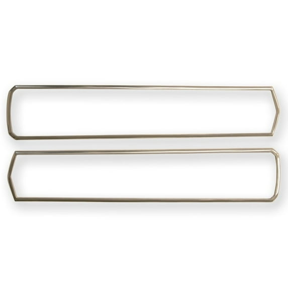 Scott Drake S7MS-13489-P Polished Tail Light Bezels Pair