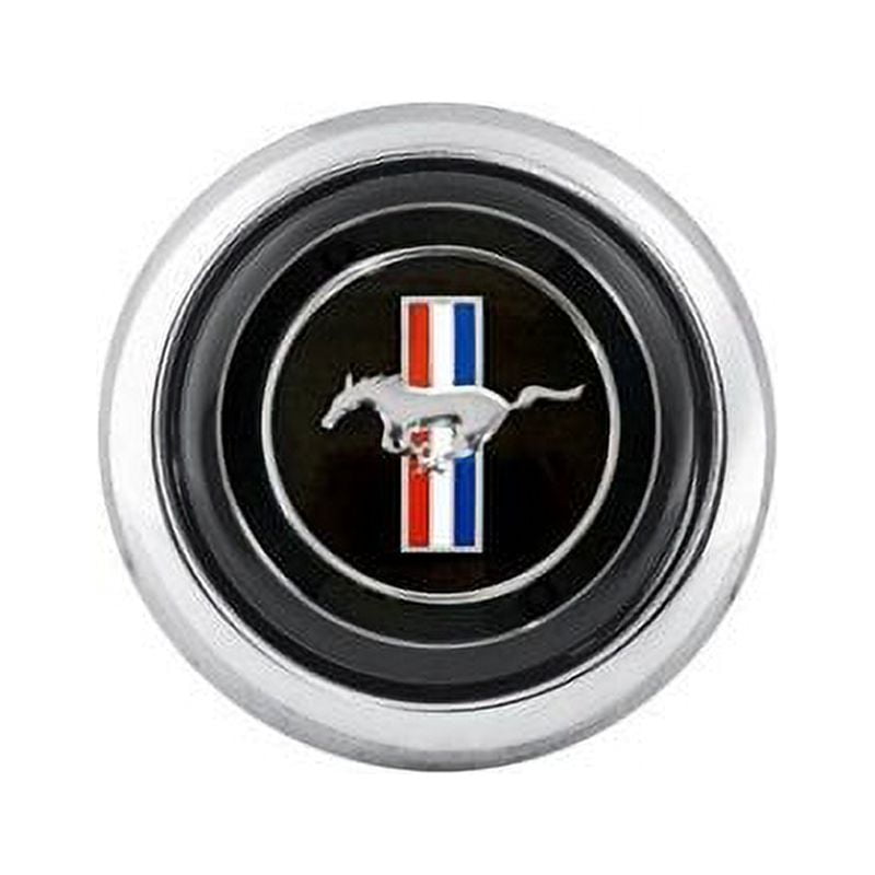 Scott Drake S7MS-3623-MG CS500 Running Pony & Tri-Bar Horn Button Assembly