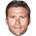 thumbnail image 1 of Scott Eastwood (Beard) Celebrity Mask, Flat Card Face, Fancy Dress Mask, 1 of 6