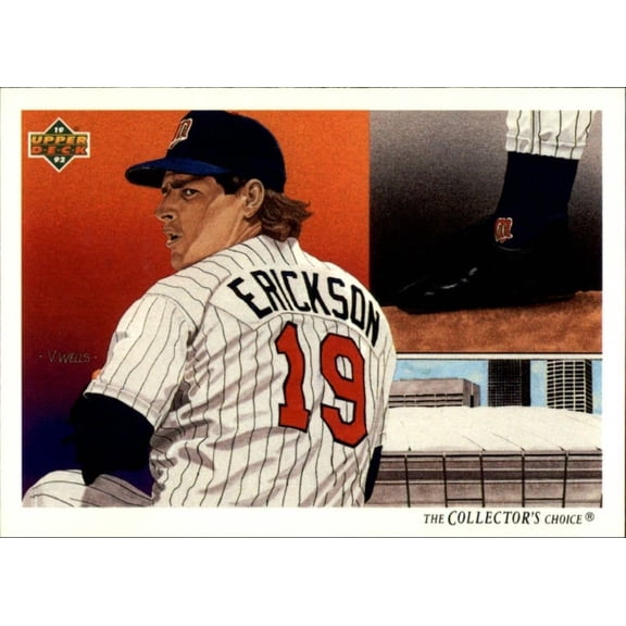 Scott Erickson 1992 Upper Deck MLB #89 Team Checklist Card Minnesota Twins