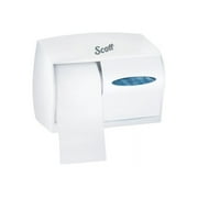 Kimberly-Clark Professional* Coreless Double Roll Tissue Dispenser, 11 1/10 x 6 x 7 5/8, White