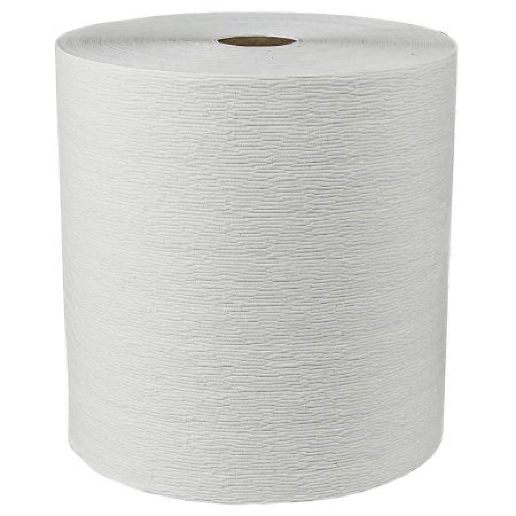 Scott Essential Hardwound Paper Towel Roll, 1-Ply, Continuous Sheet, 1.75 Inch Core, 8 Inches x 600 Feet, White, 6 Count