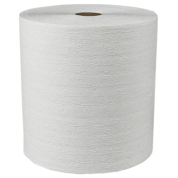 Scott Essential Hardwound Paper Towel Roll, 1-Ply, Continuous Sheet, 1.75 Inch Core, 8 Inches x 600 Feet, White, 6 Count