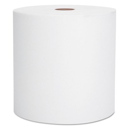 Scott Essential High Capacity Hard Roll Towel, 1.5" Core, 8 x 1000 ft, Recycled, White, 6/Carton -KCC01005