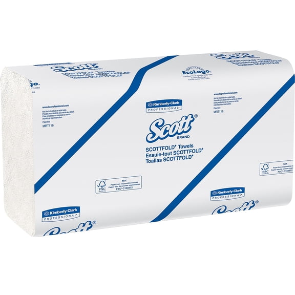Scott Essential Multifold Paper Towels 175 Sheets/Pack 25 Packs/Carton 45957
