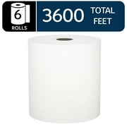 Kleenex Universal Hard Roll Paper Towels, Bulk (50606), 1.75" Core, Absorbent, 6 Rolls at 600' Each