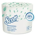 thumbnail image 1 of Scott Essential Toilet Tissue, Standard Size Cored Roll, 2-Ply, 550 Sheets per Roll, 4 Inch x 4.1 Inch Sheets, White, 80 Count, 1 of 3