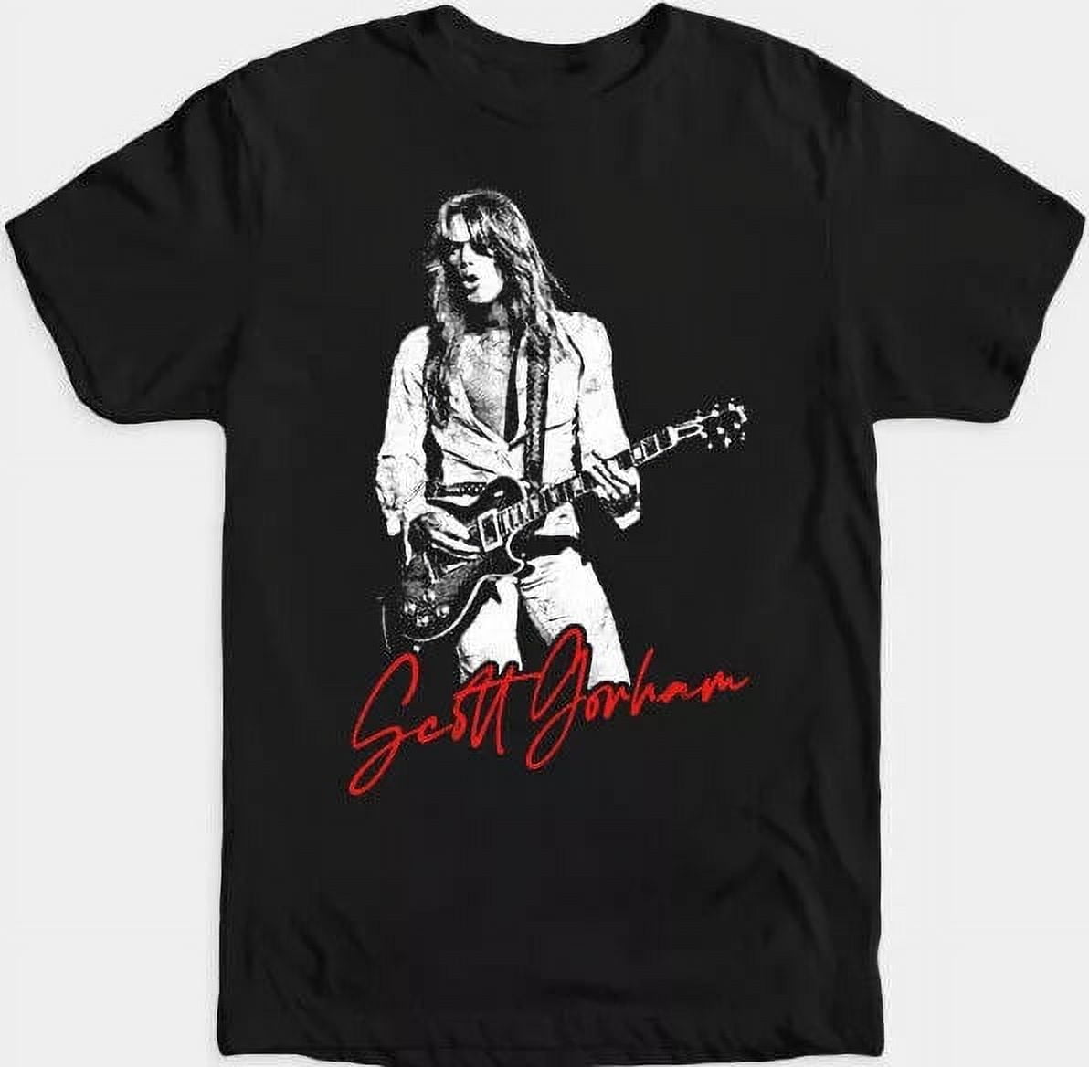 Scott Gorham Thin Lizzy Retro TShirt Phil Lynott Brian Downey Live and Dangerous