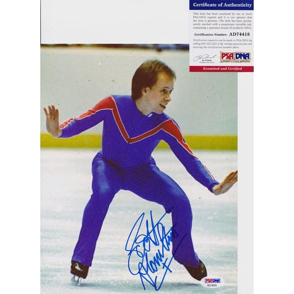 Scott Hamilton USA Olympics Signed Autograph 8x10 Photo PSA/DNA COA #1