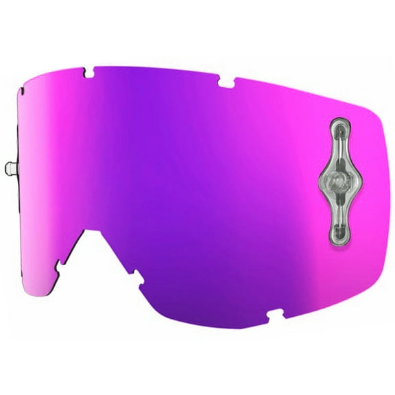 Scott Hustle/Primal/Split Goggle AFC Works Single Lens Purple Chrome