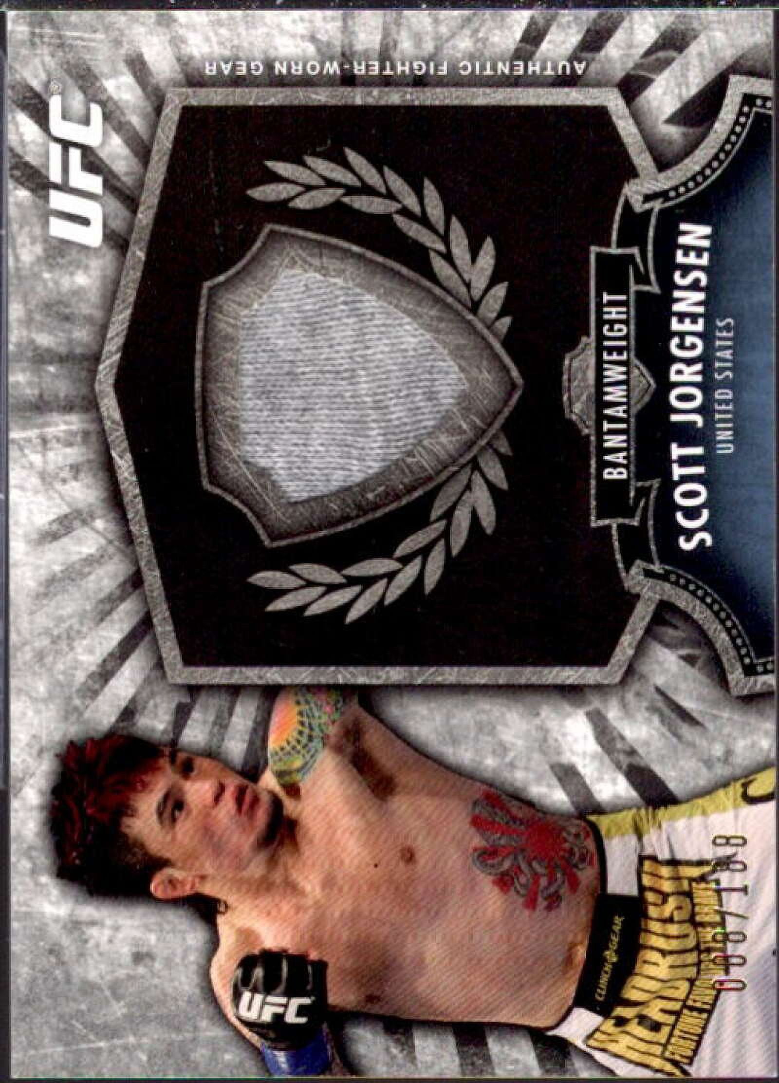 Scott Jorgensen Card 2012 Topps UFC Bloodlines Fighter Relics #FRSJ -  Walmart.com, image size:1600x2224