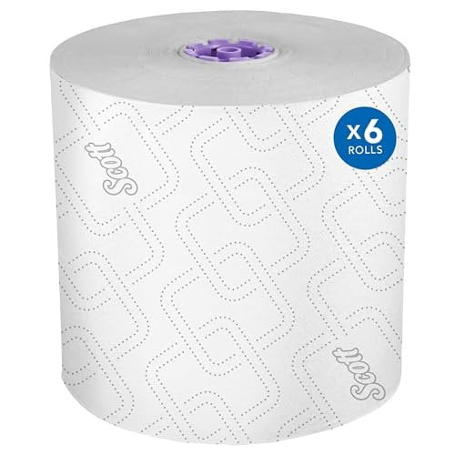 Scott KCC02001 Essential High Capacity Hard Roll Towel, White
