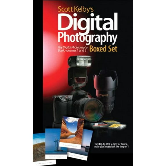 Pre-Owned Scott Kelby's Digital Photography Boxed Set: The Step by Step Secrets for How to Make Your Own Photos Look Like the Pro's; Volumes 1 and 2 (Paperback) 0321604032 9780321604033