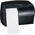 thumbnail image 1 of Scott Kimberly-ClarkDouble Roll Coreless Tissue Dispenser Roll Dispenser - 1 x Roll - 7.6" Height x 11" Width x 6" Depth - Plastic - Smoke - Durable, Microban Protection, 1 of 7
