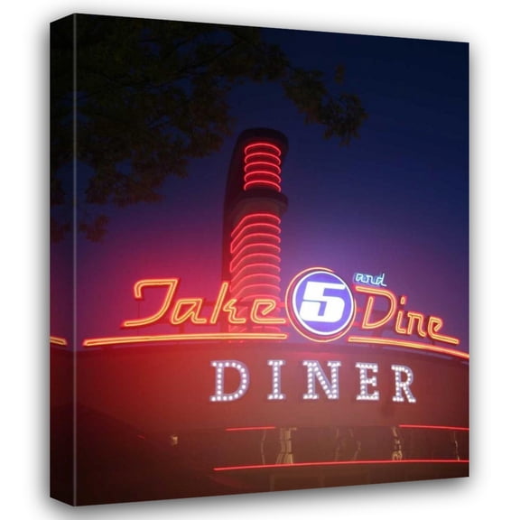 Scott Larson 20x24 Gallery Wrapped Canvas Wall Art Titled - Dine Out III