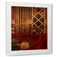 thumbnail image 1 of Scott Larson 4x24 White Modern Wood Framed Wall Art Titled - Tasting Room III, 1 of 5