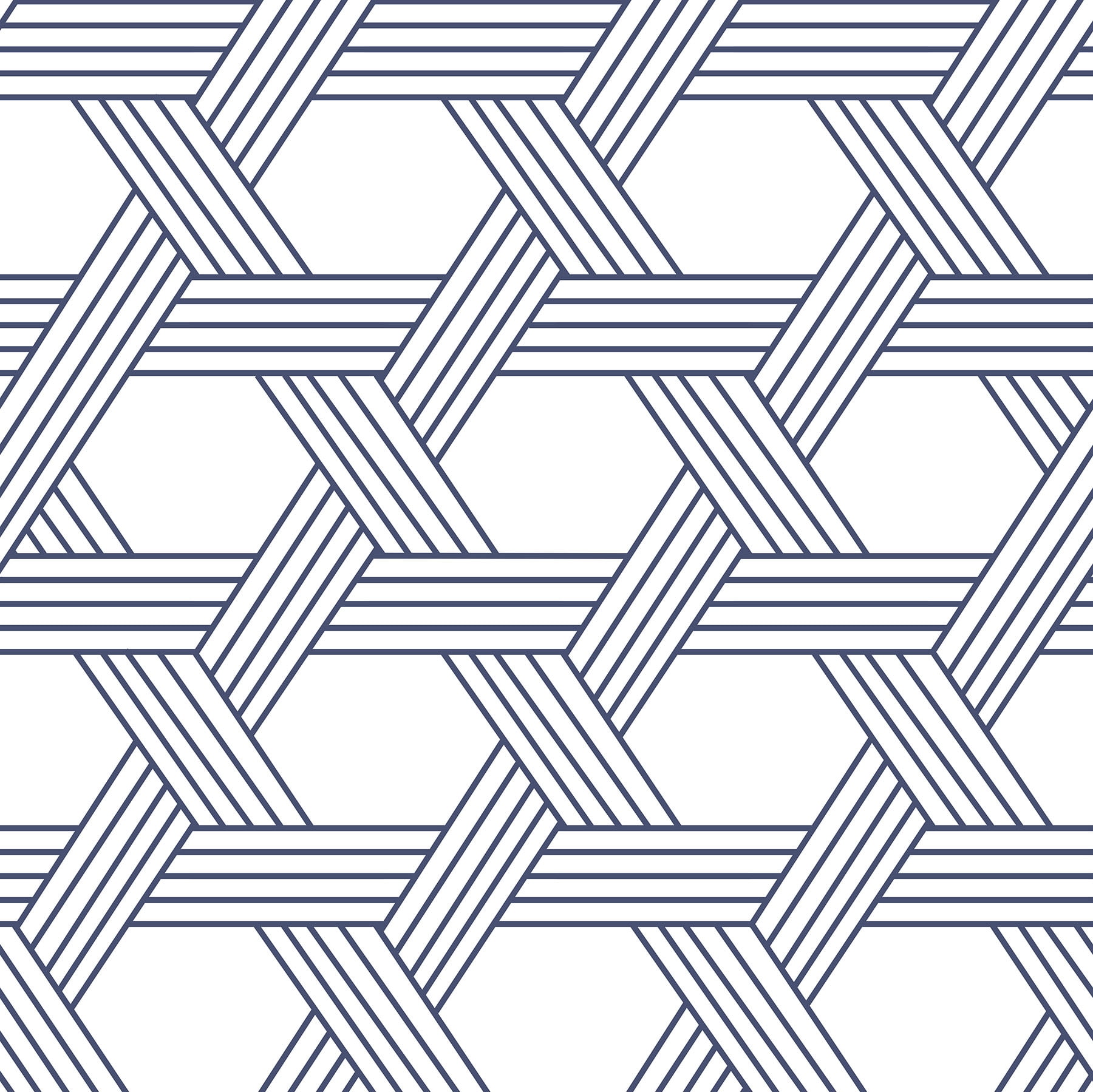 Scott Living 216-in by 20.5-in Indigo Illusion Self Adhesive Wallpaper
