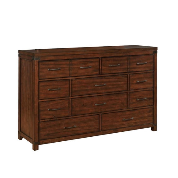 Scott Living Artesia Dark Cocoa Ten-Drawer Dresser