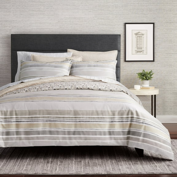 Scott Living  Channing Cotton Sateen 3-Piece Duvet Set King