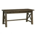thumbnail image 1 of Scott Living Denman Transitional Wood Writing Desk with 3 Drawers in Brown, 1 of 9