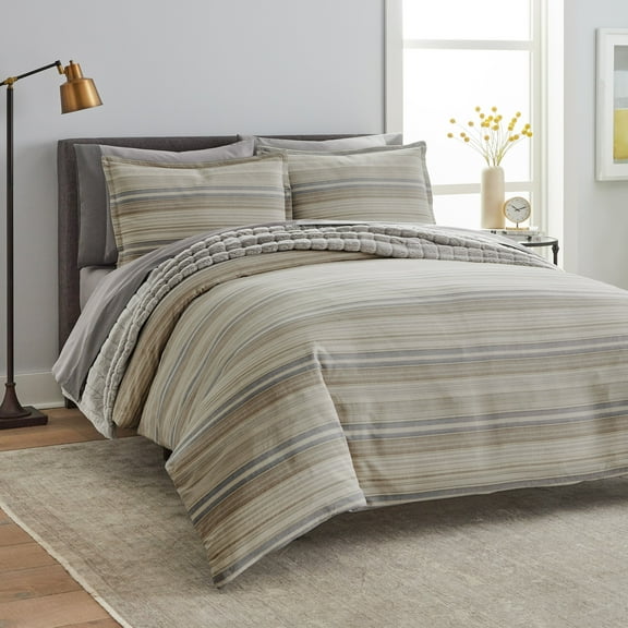Scott Living  Indio Cotton Sateen 3-Piece Duvet Set Full - Queen