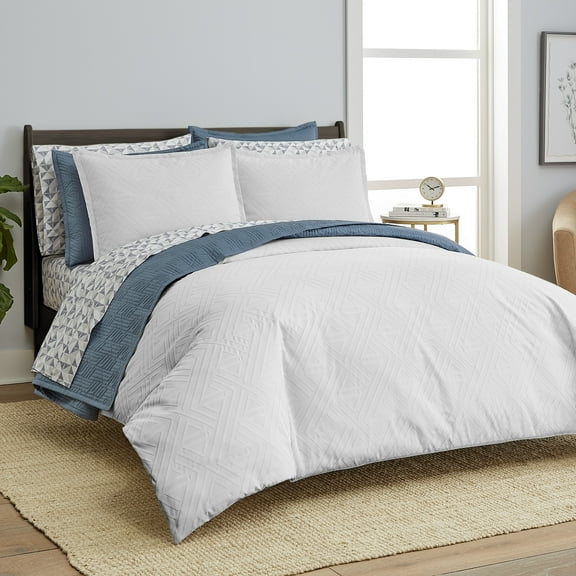 Scott Living  Laredo Cotton Sateen 3-Piece Duvet Set Full - Queen