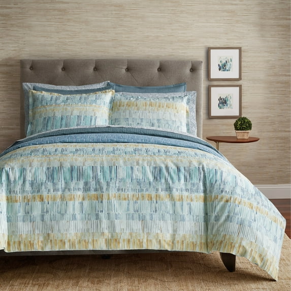Scott Living Santiago Cotton Sateen 3-Piece Duvet Set Full - Queen