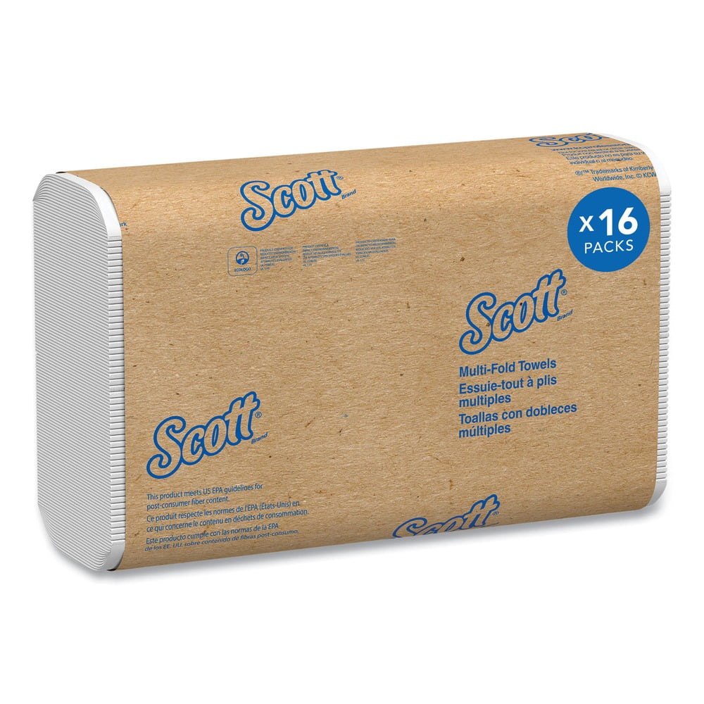 Scott Multi-Fold Paper Towels 9 1/5 x 9 2/5 250/Pack 16 Packs/Carton 01807