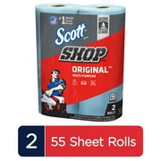 Scott Multi-Purpose, Shop Towel, 2 Rolls, 55 Sheets Per Roll 110 Total Sheets