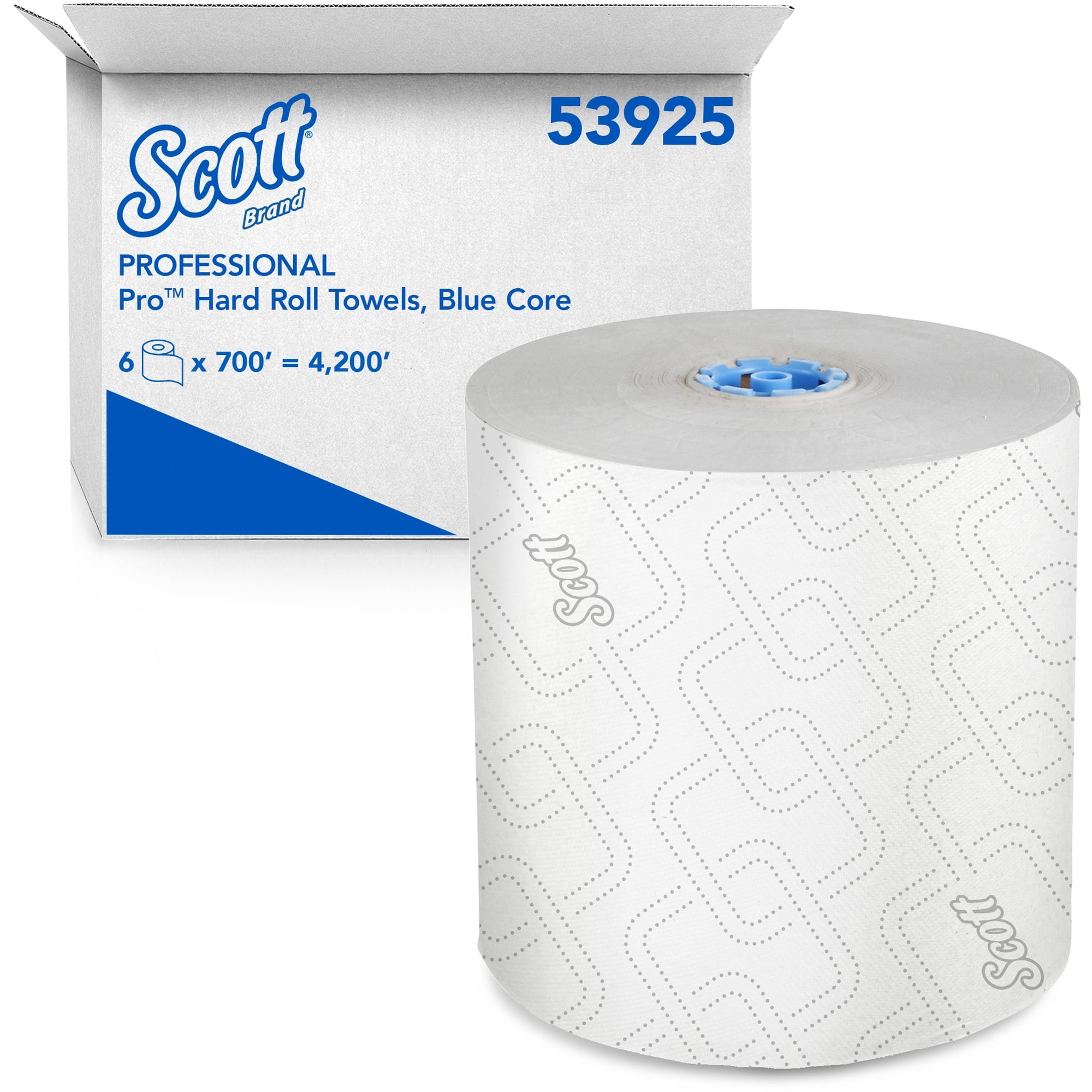 Scott Paper Towel Roll,White,700 Sheets,PK6  53925