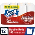 thumbnail image 1 of Scott Paper Towels, Choose-A-Sheet, 12 Double Rolls, 1 of 10