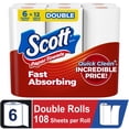 thumbnail image 1 of Scott Paper Towels, Choose-A-Sheet, 6 Double Rolls, 1 of 8