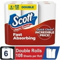 thumbnail image 1 of Scott Paper Towels, Choose-A-Sheet, 6 Double Rolls, 1 of 1