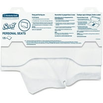 Scott Personal Seats Toilet Seat Cover 15 X 18 Inch 125 per Pack 07410