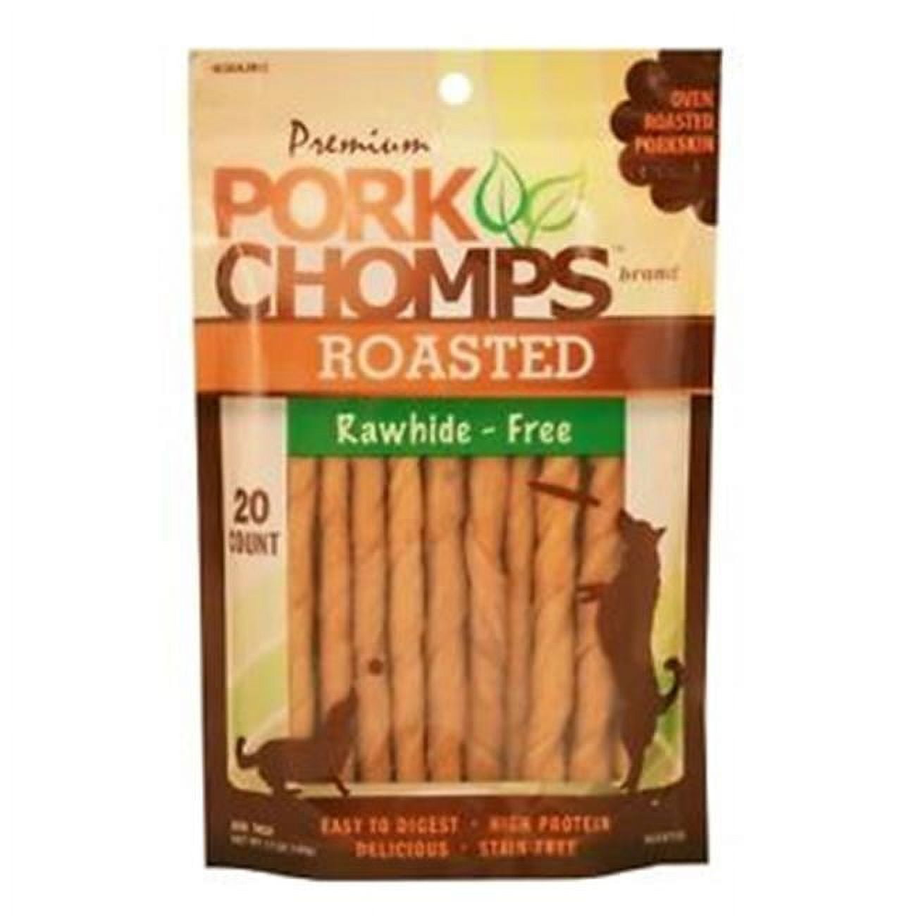 Scott Pet Products TT98213 Premium Pork Skin Twists Roasted Food, 20