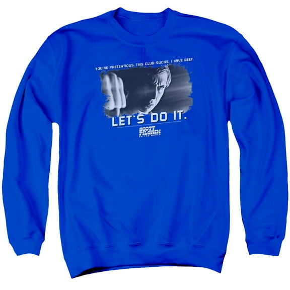 Scott Pilgrim Beef Adult Crewneck Sweatshirt Royal Blue