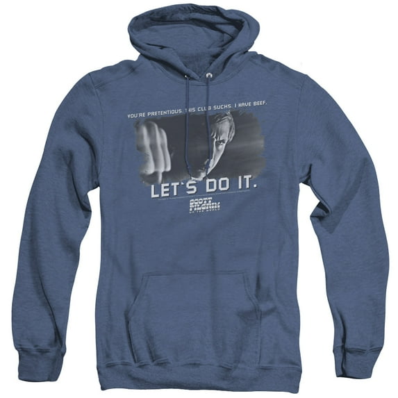Scott Pilgrim Beef Adult Heather Hoodie Sweatshirt Royal Blue