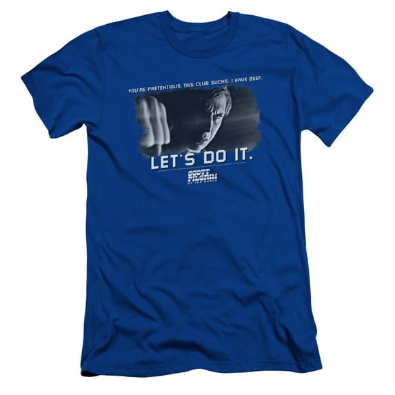 Scott Pilgrim Beef S/S Adult 30/1 T-Shirt Royal Blue