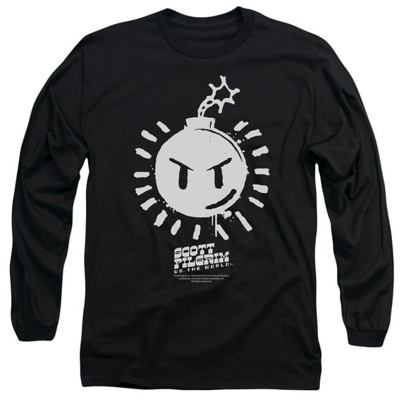 Scott Pilgrim - Sex Bob Omb Logo - Long Sleeve Shirt - Small
