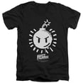 thumbnail image 1 of Scott Pilgrim - Sex Bob Omb Logo - Slim Fit V Neck Shirt - Medium, 1 of 2