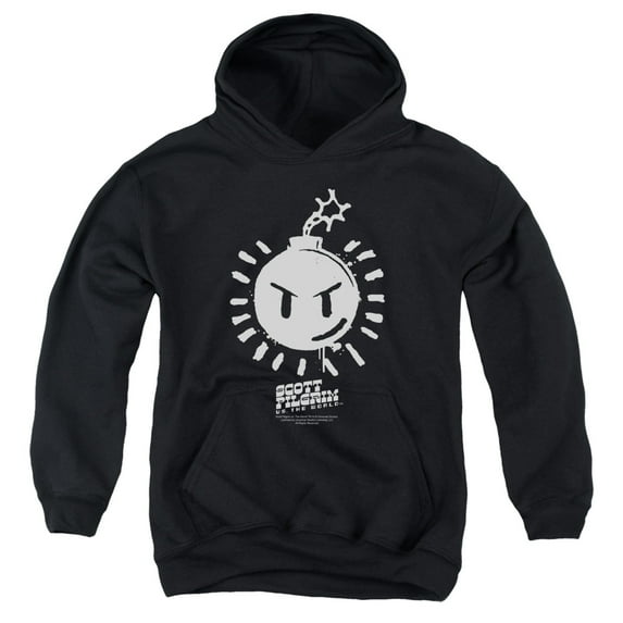 Scott Pilgrim - Sex Bob Omb Logo - Youth Hooded Sweatshirt - Small