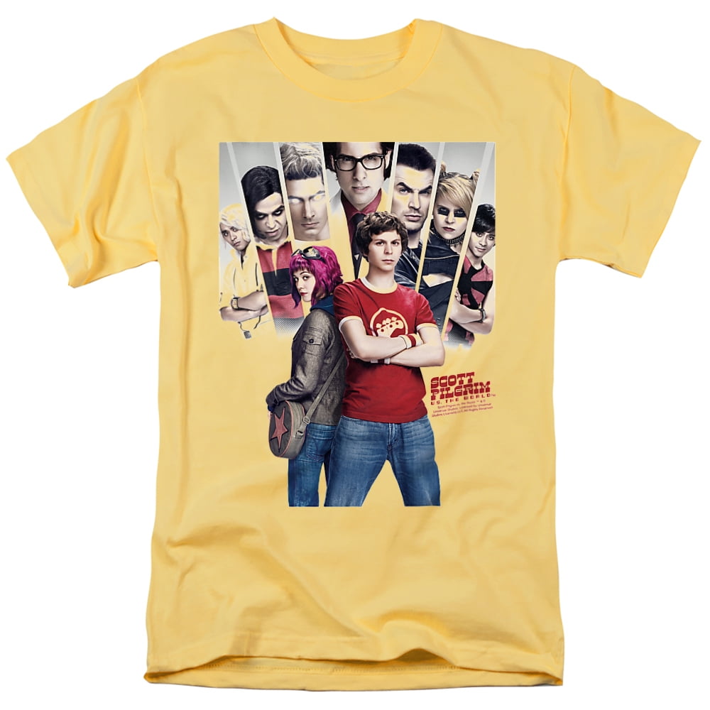 Scott Pilgrim Vs The World Poster T-Shirt - Unisex Adult Graphic Tee Printed In USA