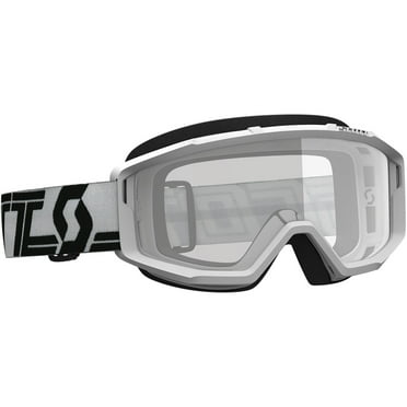 Scott Primal Goggles (One Size Fits Most, White/Black / Clear Lens)