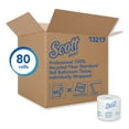 thumbnail image 1 of Scott Professional 100% Recycled Fiber Standard Roll Toilet Paper (13217), with Elevated Design, 2-Ply, White, Individually wrapped rolls, (473 Sheets/Roll, 80 Rolls/Case, 37,840 Sheets/Case), 1 of 5