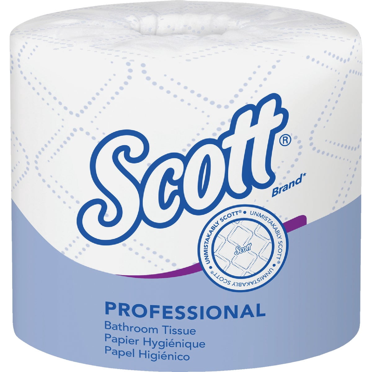 Scott Professional Standard Roll Toilet Paper, Bulk (04460), 2-Ply, Elevated Design, White, Individually Wrapped (80 Rolls of 550 Sheets, 44,000 Sheet Total)